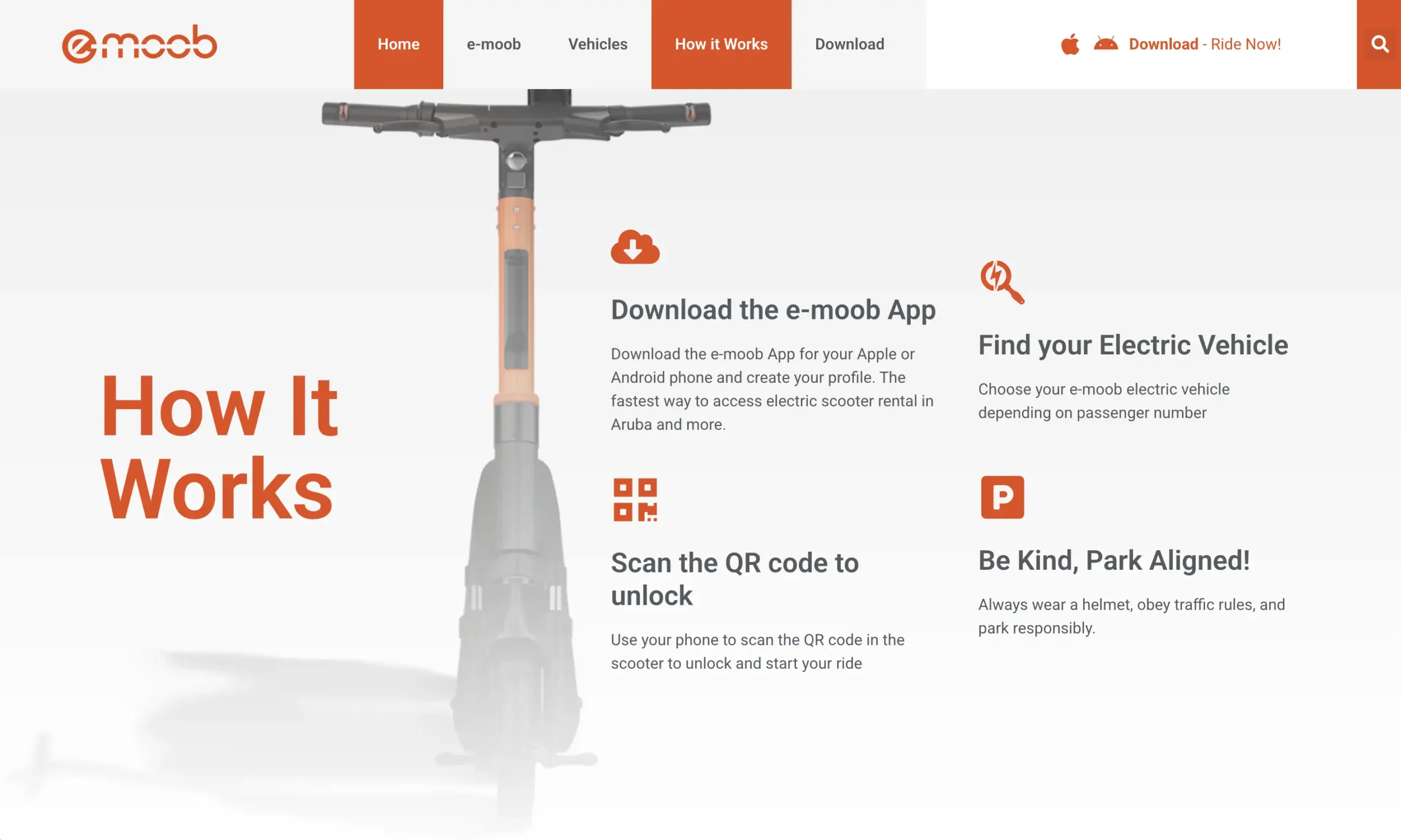 e-Moob Website Interface